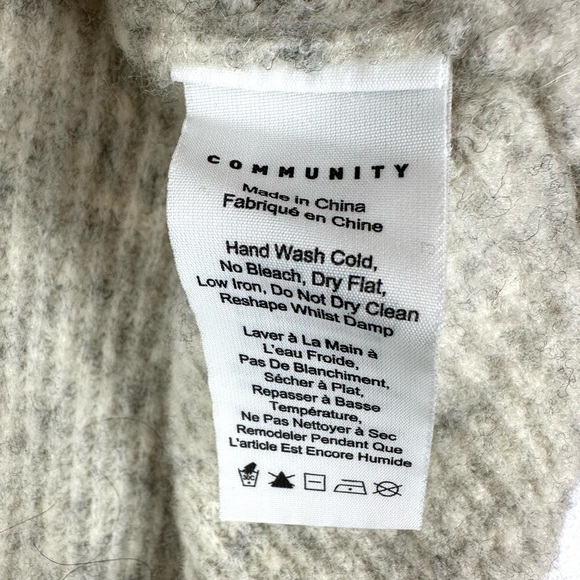 Community Sleeveless Turtleneck Wool Blend Sweater - Picture 7 of 11